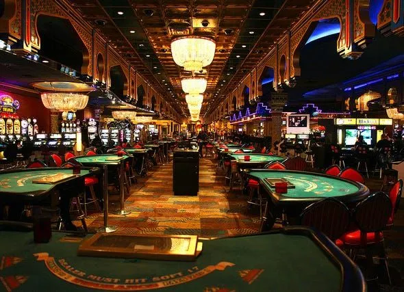The luxurious Casino Pit at Stazuro Casino Hotel